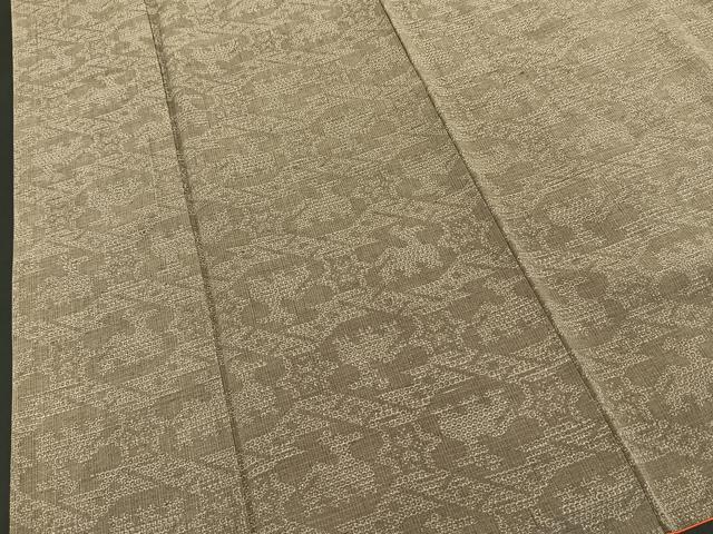 平和屋着物●結城紬 100亀甲 有栖川文様 正絹 逸品 BAAN2567me