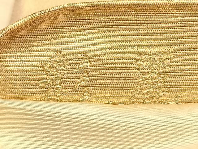 平和屋着物■六通柄袋帯 彩麗 引箔 正絹 逸品 BAAN4432du