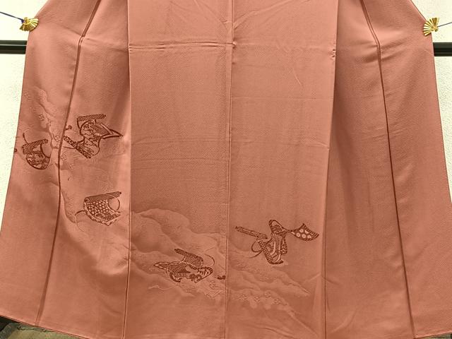 平和屋着物■豪華色留袖 刺繍 吉祥流水絵巻文 正絹 逸品 BAAN4779jr
