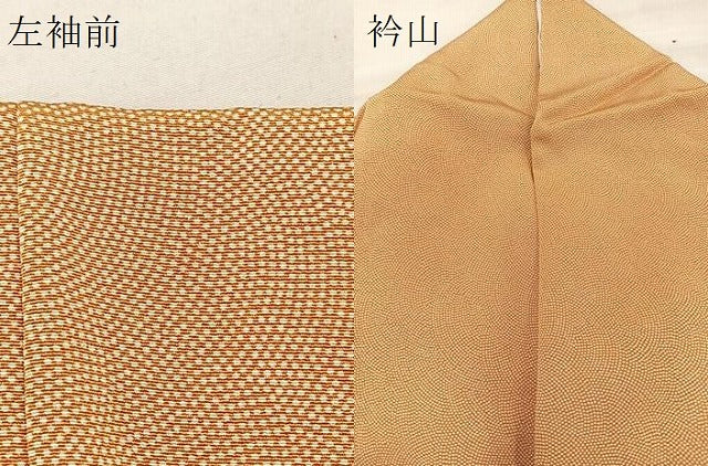 平和屋着物■江戸小紋 鮫小紋柄 正絹 逸品 BAAN7945sa