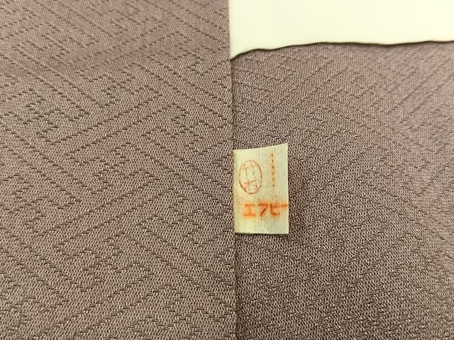 平和屋着物■上質な色無地 紅藤色 正絹 逸品 BAAN7992sa