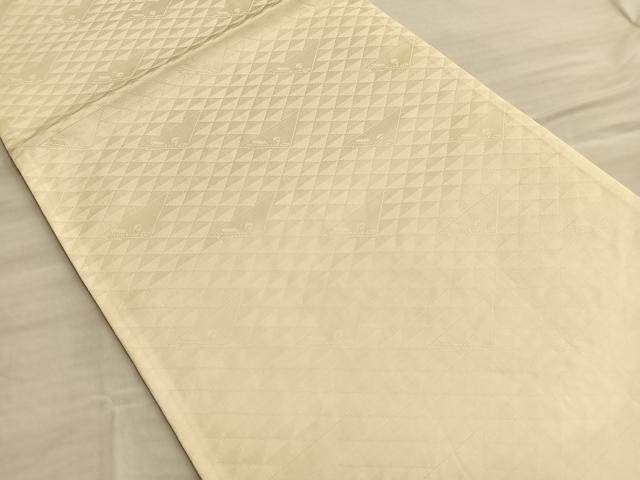 平和屋着物◎佐賀錦 六通柄袋帯 舞蝶文 銀糸 正絹 逸品 BAAN8993du