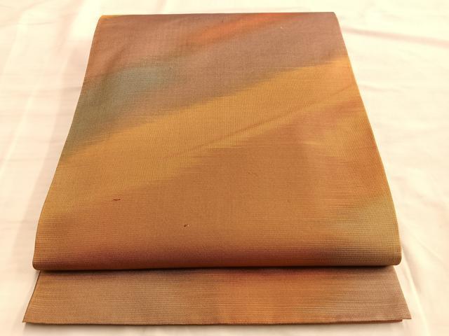 平和屋着物◎両面全通柄袋帯 霞文 正絹 逸品 BAAO0034du