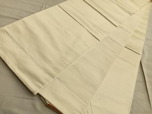 平和屋着物●太鼓柄袋帯 総刺繍 駒刺繍 流水雲取り文様 金糸 正絹 逸品 BAAO8968du