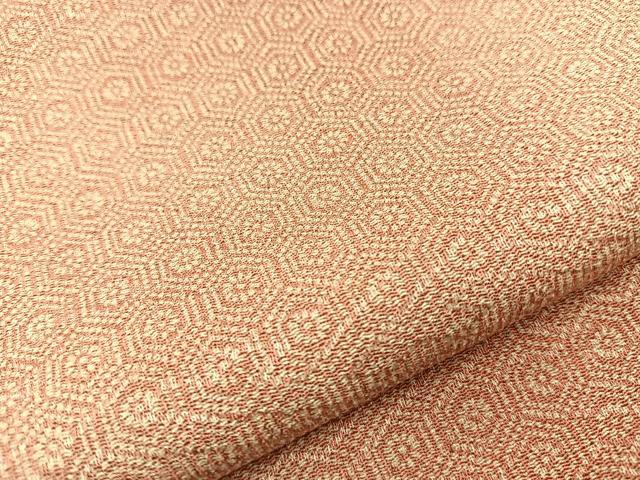 平和屋着物■江戸小紋 亀甲花文 暈し染め 正絹 逸品 BAAP9101sa