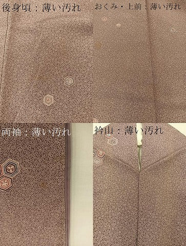 平和屋着物■上質な小紋 亀甲花文 正絹 逸品 BAAQ3144sa
