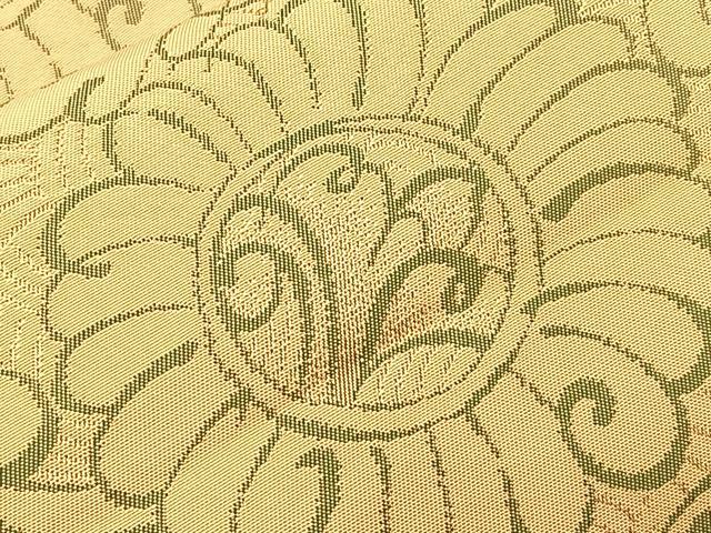 平和屋着物◎六通柄袋帯 花唐草文 正絹 逸品 BAAQ6383if