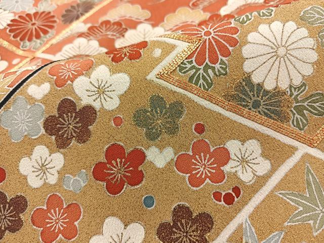 平和屋着物■豪華黒留袖 駒刺繍 松皮菱花文 金彩 正絹 逸品 BAAQ8966ow