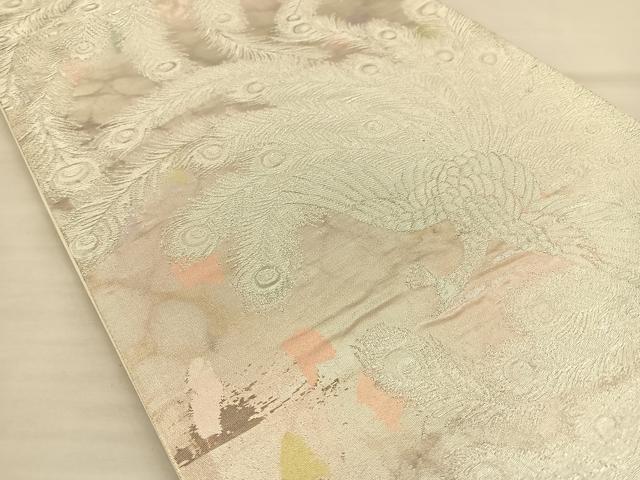 平和屋着物◎六通柄袋帯 鳳凰文 京のうたげ 二重引箔 正絹 逸品 BAAS6174fc