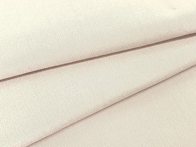 平和屋着物▽上質な色無地 単衣 牡丹鼠色 正絹 逸品 BAAS8183yc