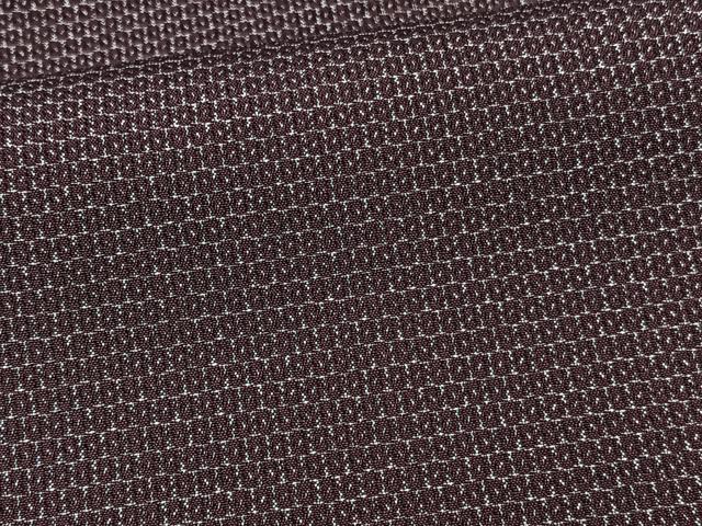 K0636 美品 逸品 粋 氷割れ 紋様 作家物 正絹 お召 K0636 美品 逸品 粋 氷割れ 紋様 作家物 正絹 お召