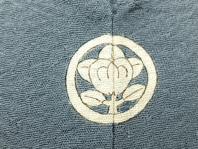 平和屋着物▽上質な色無地 単衣 豆がら茶色 正絹 逸品 BAAS8385hv