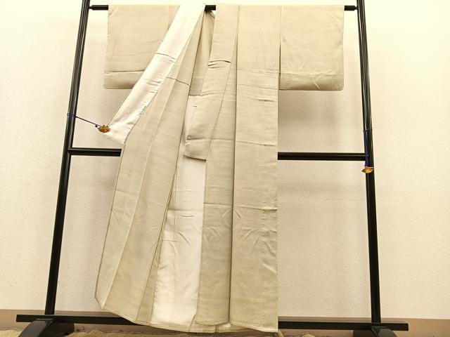 平和屋着物▽上質な小紋 単衣 作家物 霞文 暈し染め 正絹 逸品 BAAS8391hv