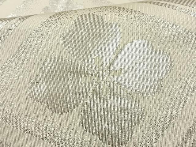平和屋着物◎両面六通柄袋帯 唐織 正倉院花文 金銀糸 正絹 逸品 BAAT2629ea