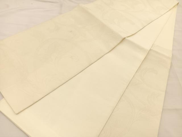 平和屋着物*夏物 六通柄袋帯 花唐草文 正絹 逸品 BAAT3005hv