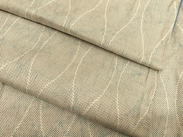 平和屋着物●本場大島紬 7マルキ 立涌文様 正絹 逸品 BAAT6652hv