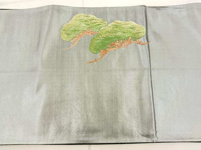 平和屋着物◎太鼓柄袋帯 松 金銀糸 正絹 逸品 BAAT7081ph
