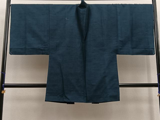 平和屋着物∞男性 長羽織 紬 霞文 正絹 逸品 未使用 BAAT8954gt