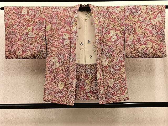 平和屋着物#羽織 総絞り 葉尽くし 正絹 逸品 BAAT8995gt