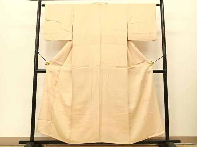 平和屋着物▽訪問着 単衣 入子菱青海波 正絹 逸品 BAAT9059yc
