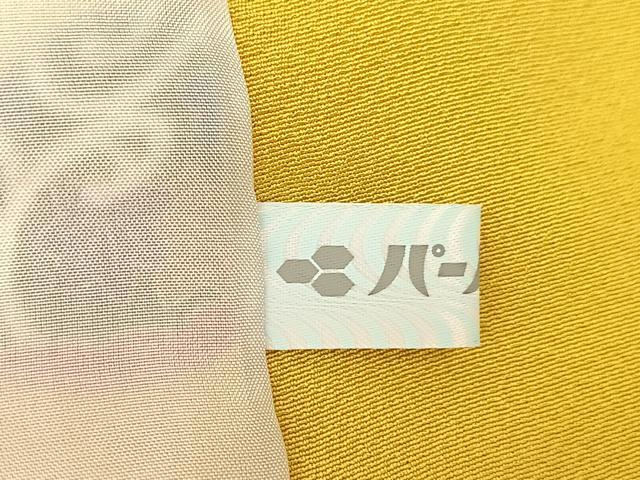 平和屋着物▽上質な小紋 単衣 貝合せ吉祥花文 金彩 正絹 逸品 BAAT9088yc