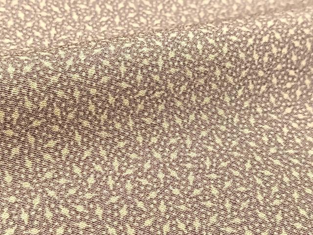 平和屋着物▽江戸小紋 単衣 抽象文様 正絹 逸品 BAAT9092yc
