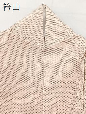平和屋着物▽本塩沢 単衣 絣文様 正絹 逸品 未使用 BAAT9102yc