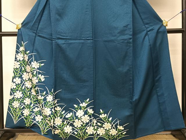 平和屋着物▽訪問着 単衣 撫子 金彩 洗える着物 BAAT9127yc