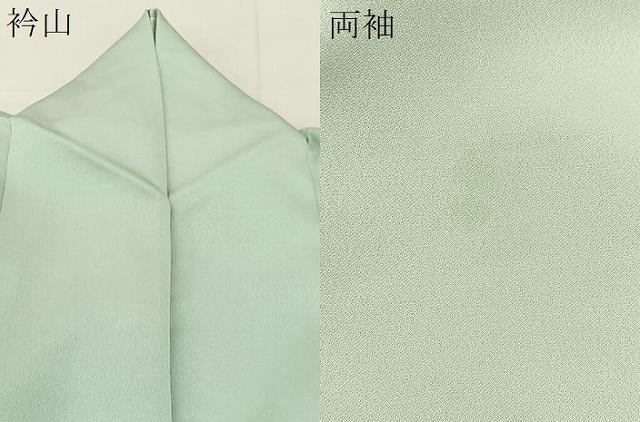 平和屋着物▽訪問着 単衣 手描き 花蝶文 銀彩 正絹 逸品 BAAT9142yc