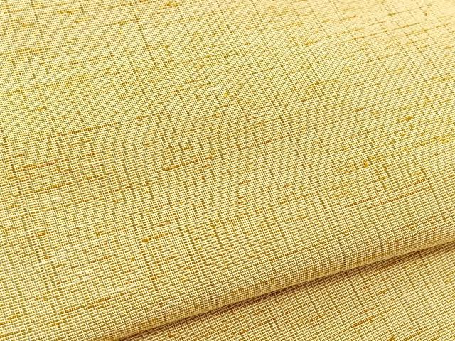 平和屋着物▽上質な紬 単衣 霞文 正絹 逸品 BAAT9146yc