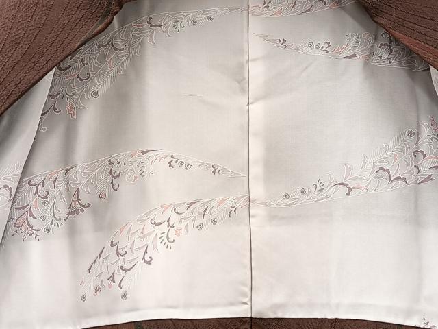 平和屋着物∞道中着 流線文 暈し染め 正絹 逸品 未使用 BAAT9275gt