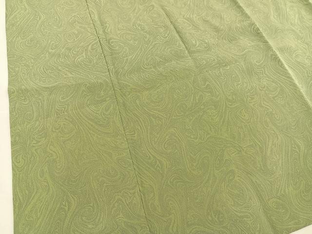 平和屋着物#道中着 ロング丈 墨流し文様 正絹 逸品 未使用 BAAU0030gt