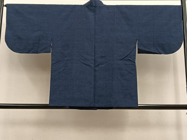 平和屋着物∞道中着 紬地 霞文 正絹 逸品 BAAU0053gt