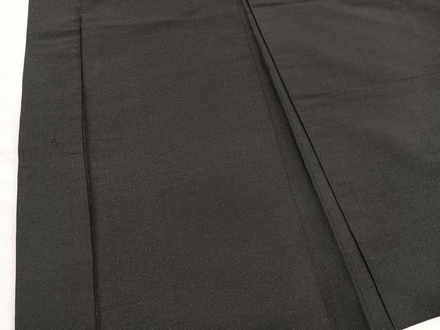 平和屋着物∞男性 長羽織 紬 蝋色 正絹 逸品 BAAU0097gt