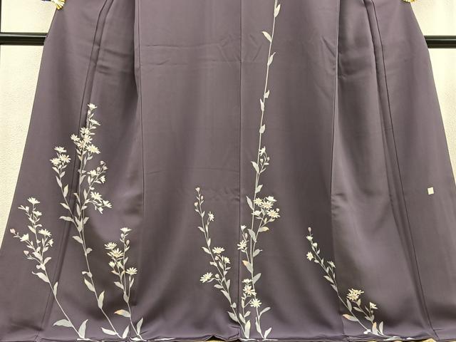 平和屋着物●訪問着 ロング丈 友禅 作家物 花 正絹 逸品 BAAU0199gt