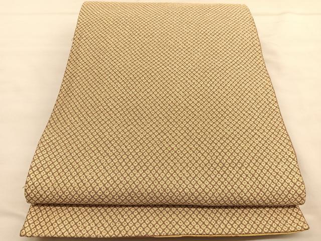 平和屋着物◎両面 全通柄袋帯 百寿 金糸 正絹 逸品 BAAU1543hv