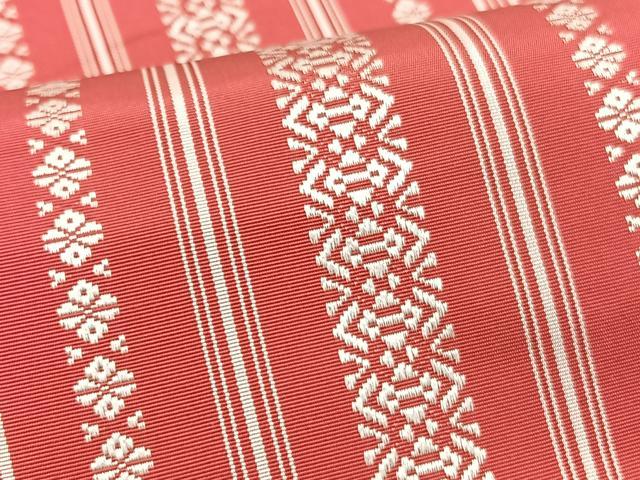 平和屋着物◎本場筑前博多織 半幅帯 献上 証紙付き 正絹 逸品 BAAU1916hv