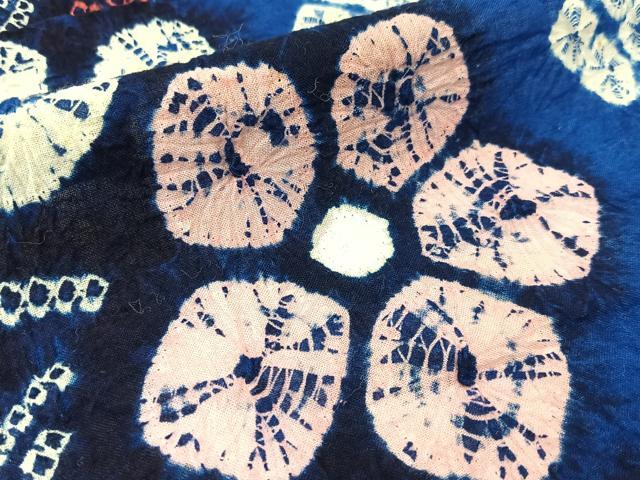 平和屋着物∴夏物 浴衣 有松鳴海絞り 梅 綿 逸品 BAAU3425hj