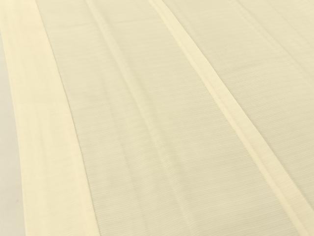 平和屋着物*夏物 長襦袢 変わり絽 鳥の子色 正絹 逸品 BAAU3479hj