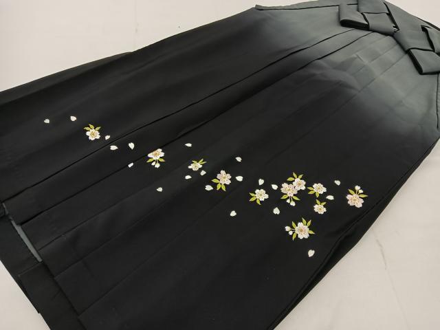 平和屋着物●女性 行灯袴 総刺繍 桜 暈し染め 金糸 洗える着物 BAAU3743hj