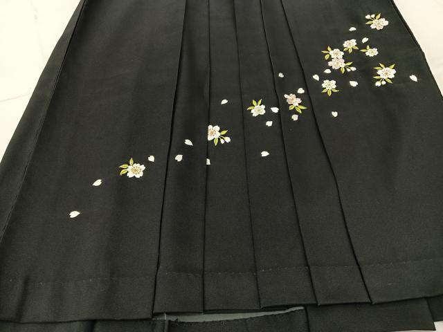 平和屋着物●女性 行灯袴 総刺繍 桜 暈し染め 金糸 洗える着物 BAAU3743hj
