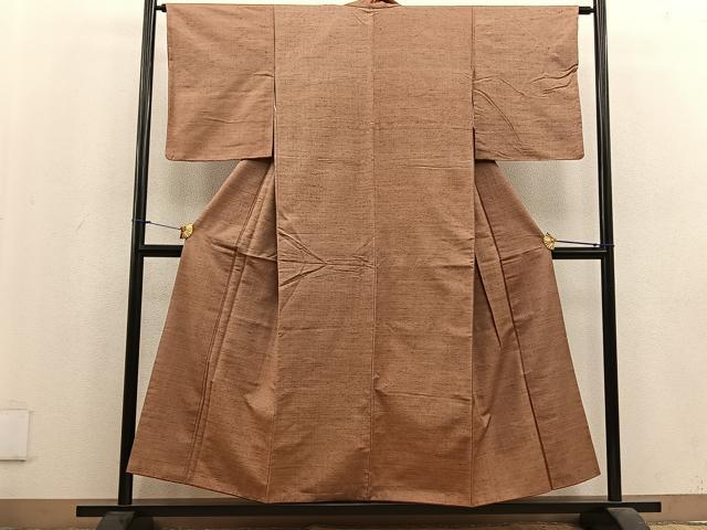 平和屋着物■上質な紬 霞文 正絹 逸品 BAAU4270mz