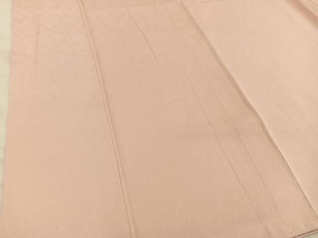 平和屋着物●上質な色無地 洒落柿色 三越扱い 正絹 逸品 BAAU4341mz