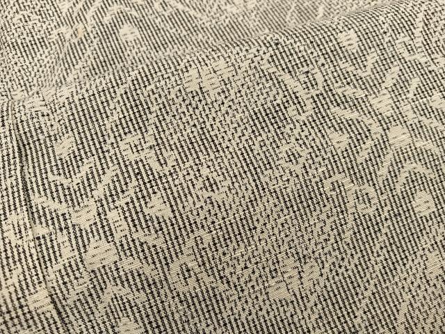 平和屋着物■上質な紬 幾何学文様 正絹 逸品 BAAU4476mz