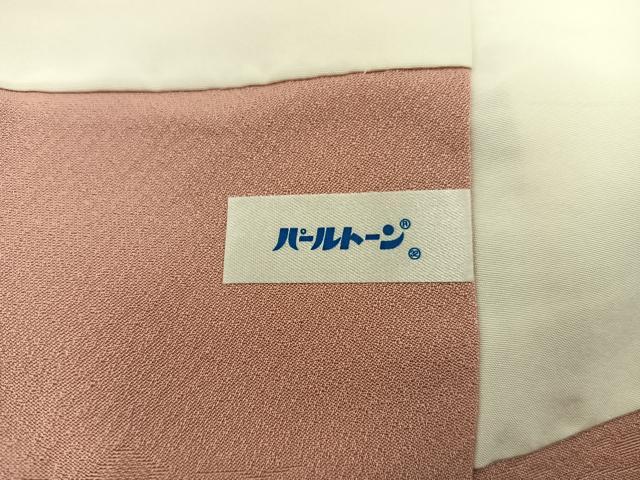 平和屋着物●上質な色無地 ときから茶色 正絹 逸品 BAAU4503mz