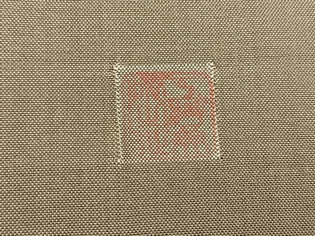 平和屋着物●訪問着 紬地 作家物 総刺繍 枝蕾 正絹 逸品 BAAU4631gt
