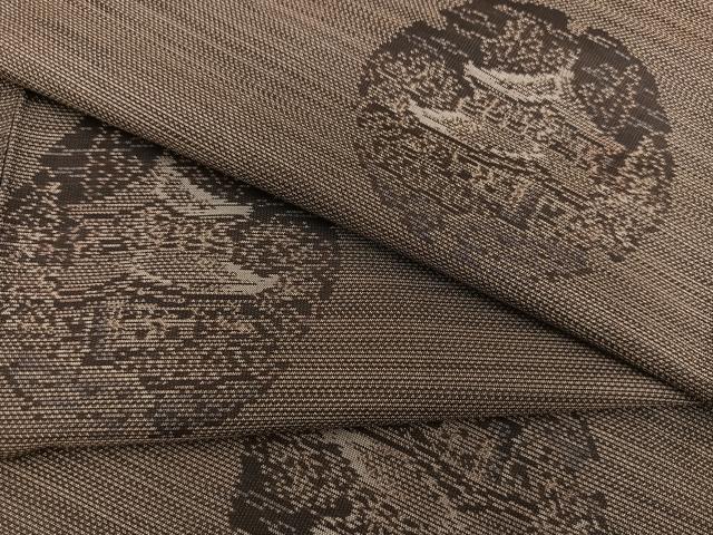 平和屋着物●本場大島紬 金閣寺 正絹 逸品 BAAU4634gt