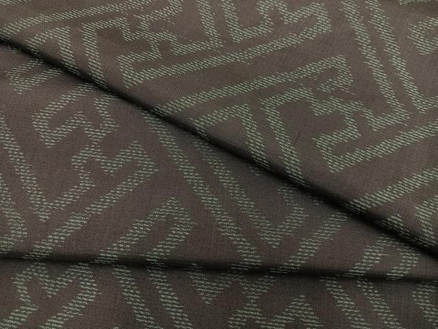 平和屋着物●本場大島紬 紗綾形文様 正絹 逸品 BAAU4672gt