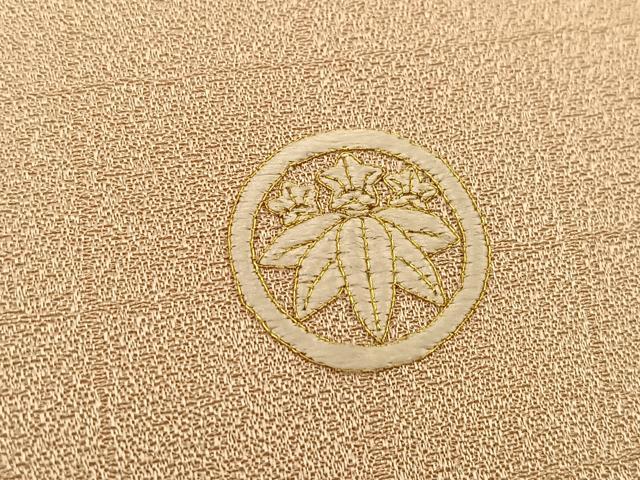平和屋着物■豪華色留袖 駒刺繍 立波飛鶴花文 金彩 正絹 逸品 BAAU4770gt