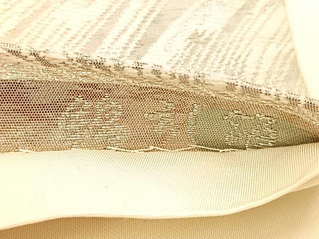 平和屋着物◎六通柄袋帯 唐織 古都の四季 金銀糸 引箔 正絹 逸品 BAAU5081hv